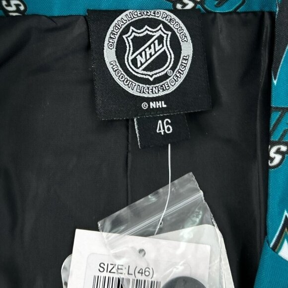 NHL San Jose Sharks Fun Blazer|  Men's Size 46 | Collectors Item  NWTs | Hockey - Picture 4 of 9